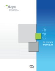 Cahier des normes graphiques (PDF) - CRIUGM