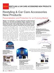 Restyling & Car Care Accessories New Products - Sema