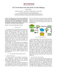 PLC for the Smart Grid: State-of-the-Art and Challenges - diegm