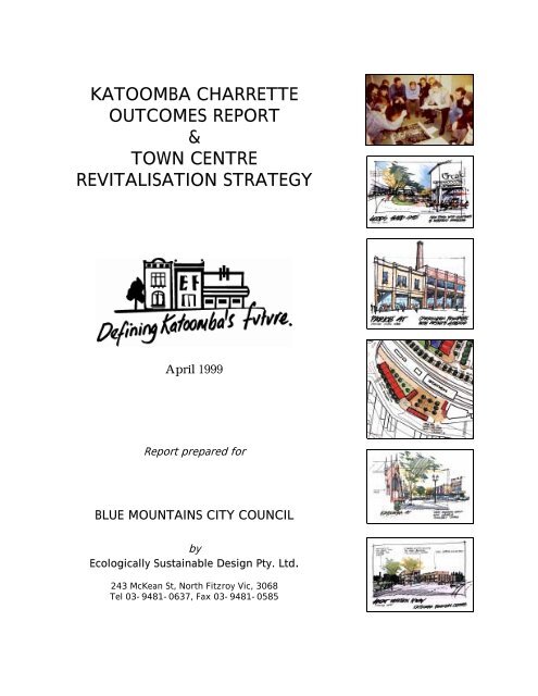 Katoomba Charrette Outcomes Report - Blue Mountains City Council
