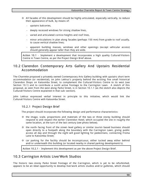 Katoomba Charrette Outcomes Report - Blue Mountains City Council