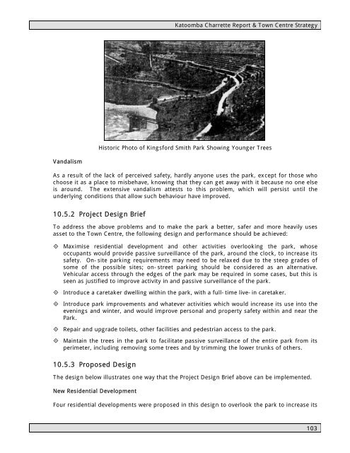 Katoomba Charrette Outcomes Report - Blue Mountains City Council