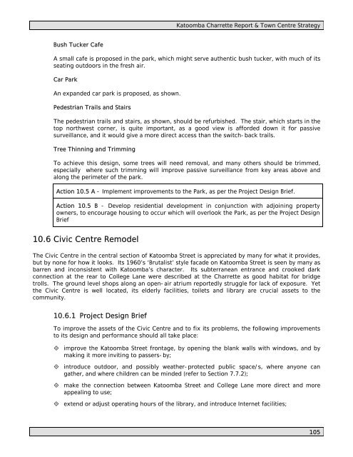 Katoomba Charrette Outcomes Report - Blue Mountains City Council