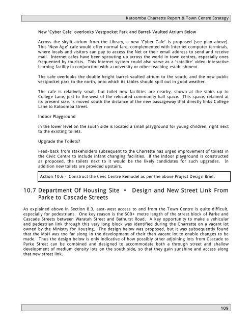 Katoomba Charrette Outcomes Report - Blue Mountains City Council