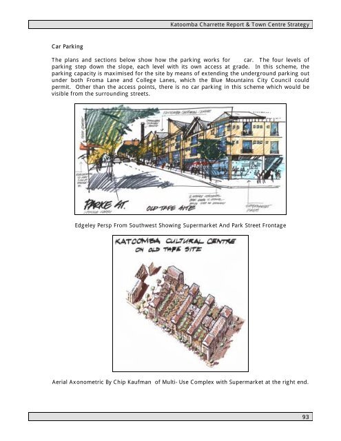 Katoomba Charrette Outcomes Report - Blue Mountains City Council