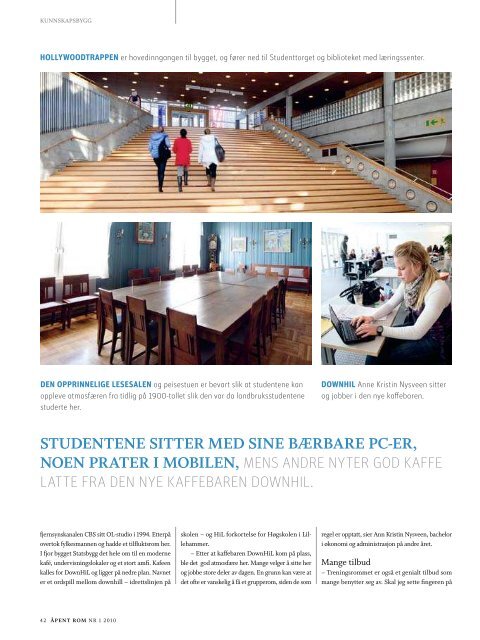 ET MAGASIN FRA STATSBYGG NR 1 2010 KUNNSKAPSBYGG ...