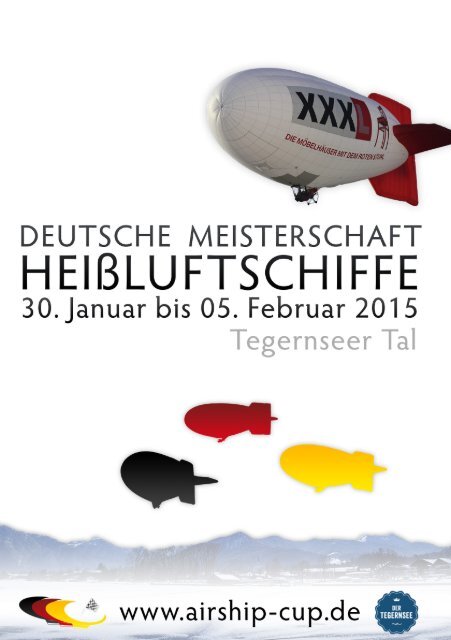 Airship-Cup 2015 - 1. deutsche Luftschiff-Meisterschaft im Tegernseer Tal