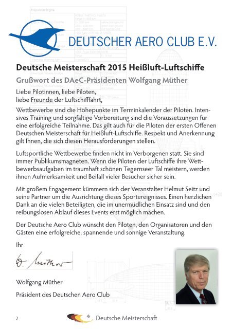 Airship-Cup 2015 - 1. deutsche Luftschiff-Meisterschaft im Tegernseer Tal