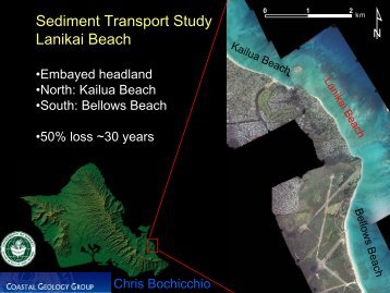 Sediment Transport Study Lanikai Beach - U.S. Army