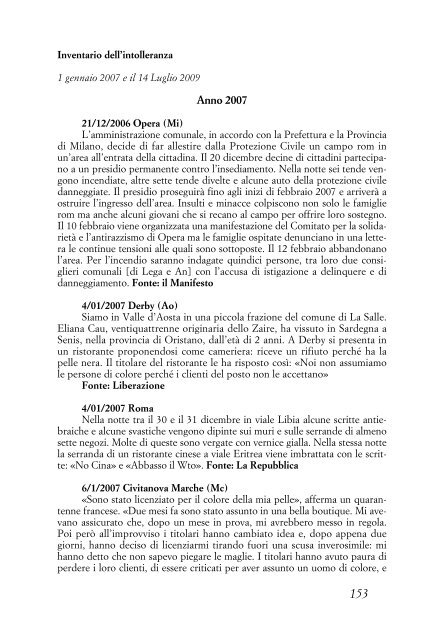 il razzismo quotidiano - Cronache di ordinario razzismo