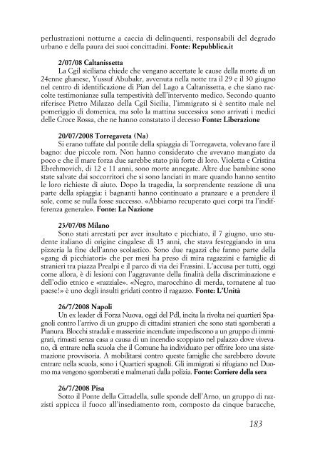 il razzismo quotidiano - Cronache di ordinario razzismo