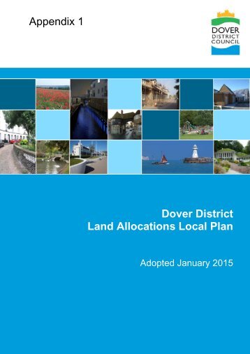 Appendix 1 Land Allocations Local Plan