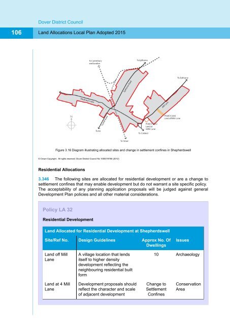 Appendix 1 Land Allocations Local Plan