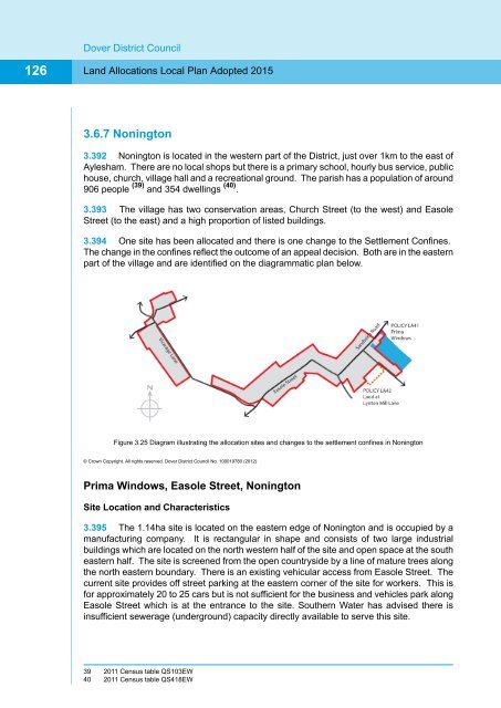 Appendix 1 Land Allocations Local Plan