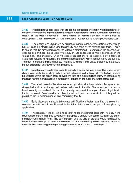 Appendix 1 Land Allocations Local Plan