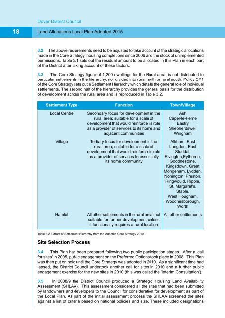 Appendix 1 Land Allocations Local Plan