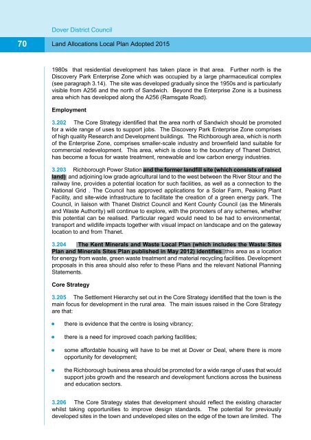 Appendix 1 Land Allocations Local Plan