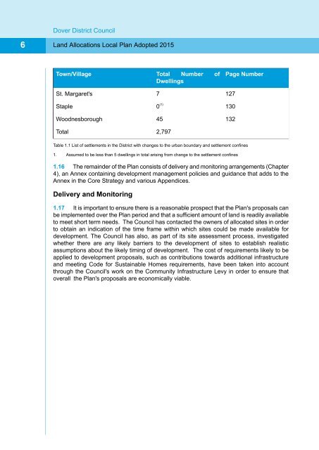 Appendix 1 Land Allocations Local Plan