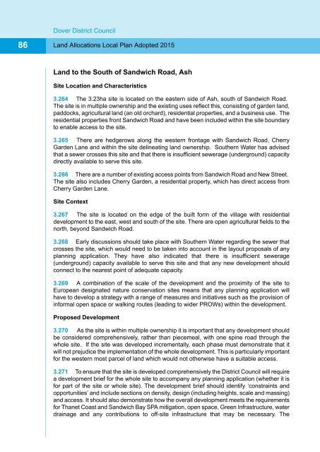 Appendix 1 Land Allocations Local Plan