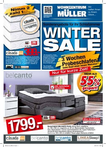 Wohnzentrum Müller - WinterSale