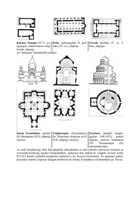 Vlagyimir, Sz.Demeter templom (1094-1097), alaprajz, metszet ...