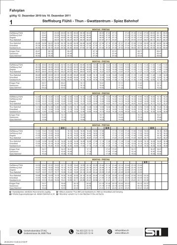 Region Spiez - Verkehrsbetriebe STI