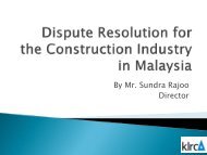 Dispute Resolution for the Construction Industry in ... - IPBA 2012