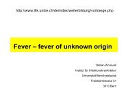 Fever of unknown origin (FUO)