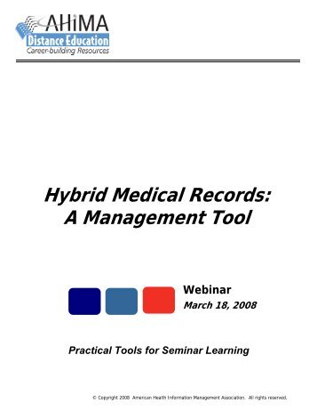 Hybrid Medical Records - Log in - American Health Information ...