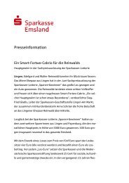 Presseinformation - Sparkasse Emsland