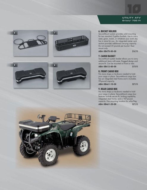 Download the 2010 Utility ATV Accessory Catalog