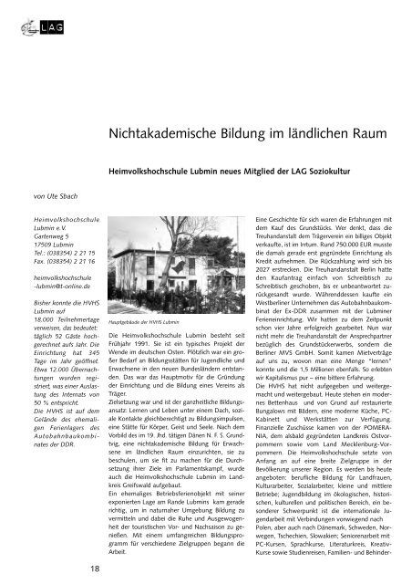 Download lag-report 05 (2003) - Landesarbeitsgemeinschaft ...