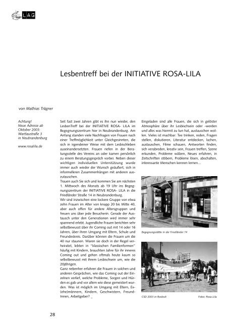 Download lag-report 05 (2003) - Landesarbeitsgemeinschaft ...