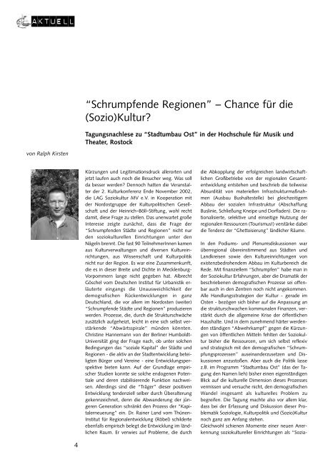 Download lag-report 05 (2003) - Landesarbeitsgemeinschaft ...