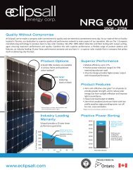 NRG 60 M Series - Eclipsall