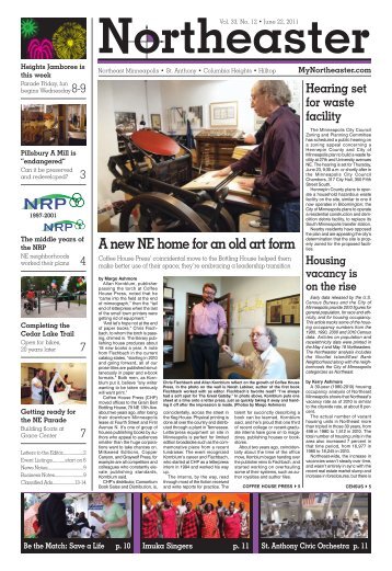 A new NE home for an old art form - Northeaster Newspaper