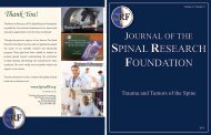 Click to read the Fall 2011 Journal - Spinal Research Foundation