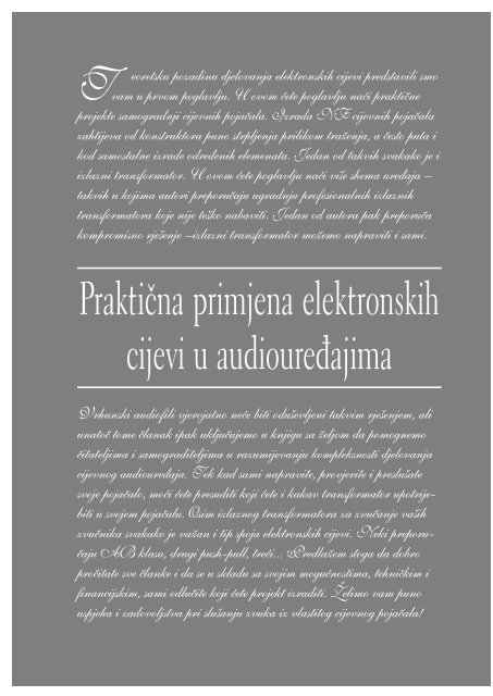 akustika cro korektura 4.p65 - Svet elektronike