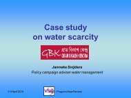 Case study on water scarcity - weADAPT