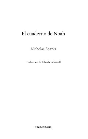 El cuaderno de Noah