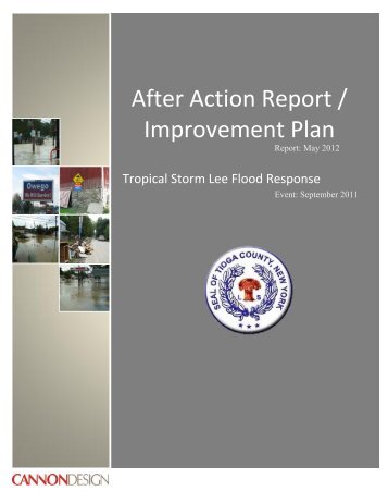 After Action Report / Improvement Plan - Tioga County
