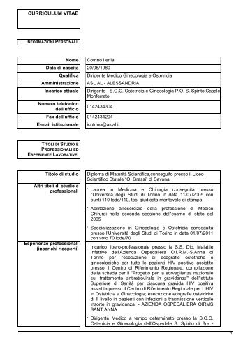 curriculum vitae - ASL AL