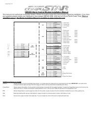 CM3300 Alarm Control Module Installation Manual  - Compustar.com