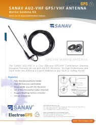 SANAV AU2-VHF GPS/VHF ANTENNA Marine ... - ElectronGPS