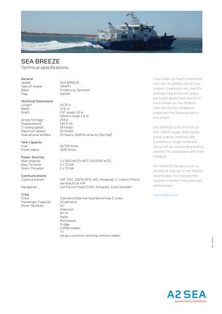 sea breeze - A2Sea