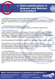 Fahrradmitnahme in Bussen und Bahnen in Frankfurt - traffiQ - das ...