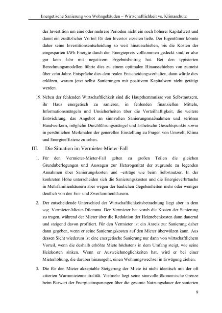 Wirtschaftlichkeit vs. Klimaschutz - Haus & Grund Ãhringen eV