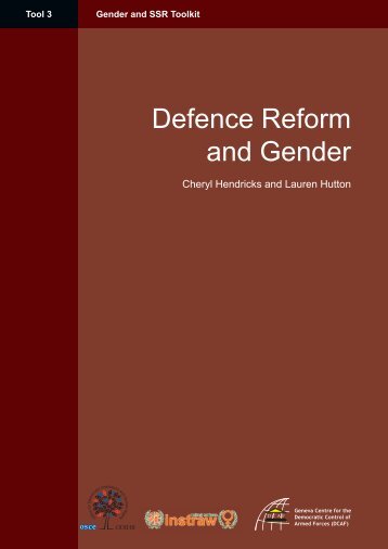 Tool 3-Defence Reform and Gender.pdf - ISSAT - DCAF