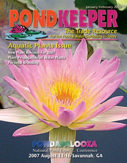 Pondkeeper Summer 06 Pond Trade Magazine