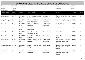 Escola Básica do 1º Ciclo de Mourinho - Eb23caiderei.pt